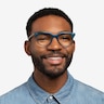 Kaleidoscope Iridescent Dark Green AcetateEyeglass Frames for Men from EyeBuyDirect