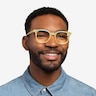 Kaleidoscope Iridescent Yellow AcetateEyeglass Frames for Men from EyeBuyDirect