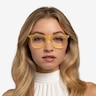 Kaleidoscope Iridescent Yellow AcetateEyeglass Frames for Women from EyeBuyDirect