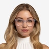 Kaleidoscope Iridescent Clear AcetateEyeglass Frames for Women from EyeBuyDirect