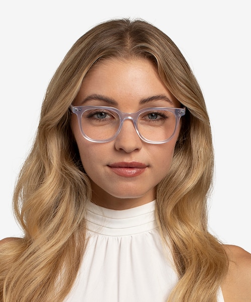 Kaleidoscope Iridescent Clear AcetateEyeglass Frames for Women from EyeBuyDirect