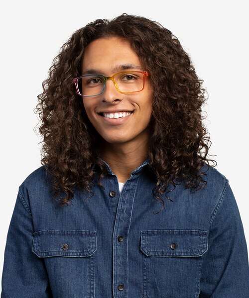 Unity Rainbow PlasticEyeglass Frames for Men from EyeBuyDirect