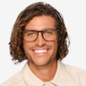 California Clear Brown AcetateEyeglass Frames for Men from EyeBuyDirect