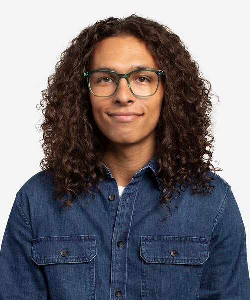 Boreal Clear Green AcetateEyeglass Frames for Men from EyeBuyDirect