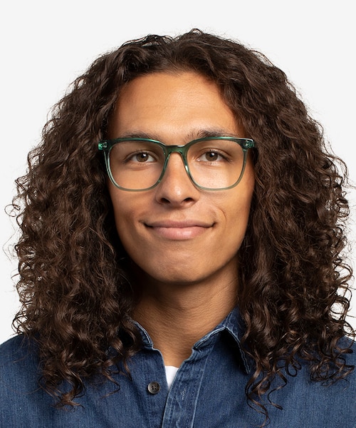 Boreal Clear Green AcetateEyeglass Frames for Men from EyeBuyDirect