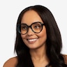 Peony Clear Teal AcetateEyeglass Frames for Women from EyeBuyDirect
