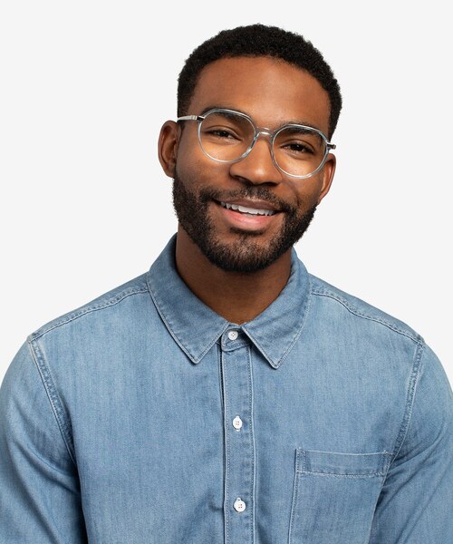 Niagara Clear Green AcetateEyeglass Frames for Men from EyeBuyDirect