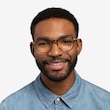 Niagara Clear Khaki Green AcetateEyeglass Frames for Men from EyeBuyDirect