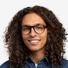 Galveston Dark Blue Striped AcetateEyeglass Frames for Men from EyeBuyDirect