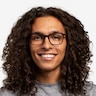 Basic Black AcetateEyeglass Frames for Men from EyeBuyDirect
