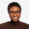 Tiki Brown   Pink AcetateEyeglass Frames for Women from EyeBuyDirect