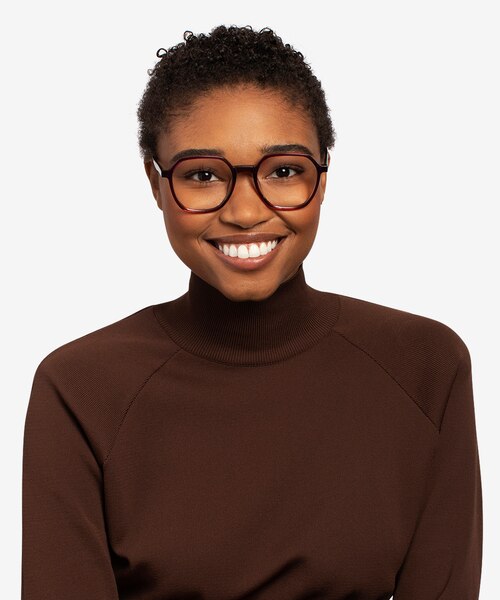 Oscar Brown   Pink AcétateMontures de lunettes de vue pour Femmes d'EyeBuyDirect