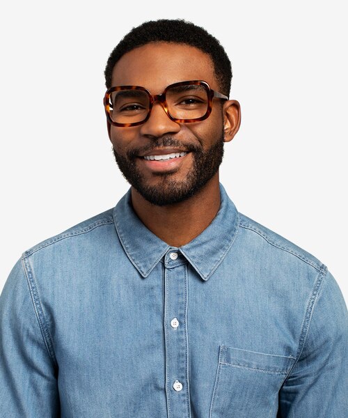 Provence Tortoise AcetateEyeglass Frames for Men from EyeBuyDirect