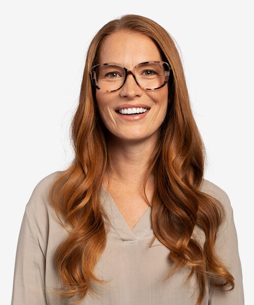 Mileva Ivory Tortoise AcetateEyeglass Frames for Women from EyeBuyDirect