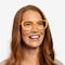 Mileva Orange Acétate Montures de lunettes de vue pour Femmes d'EyeBuyDirect