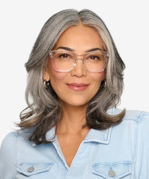 Clear Cassie -  Acetate Eyeglasses