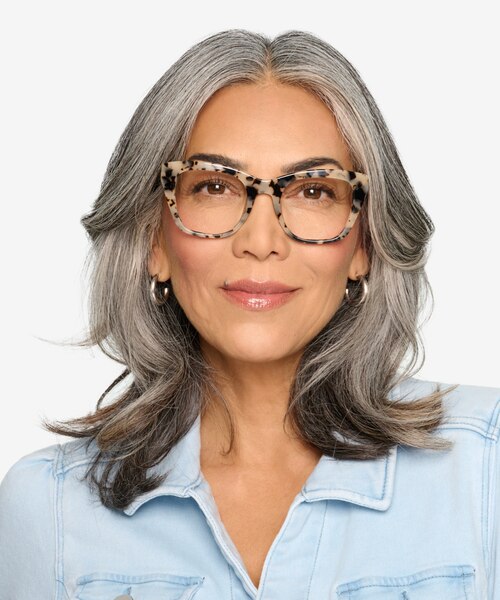 Cassie Écaille ivoire AcétateMontures de lunettes de vue pour Femmes d'EyeBuyDirect