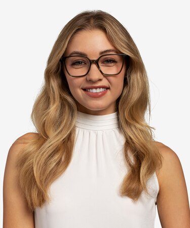 Clear Green Nobel -  Acetate Eyeglasses