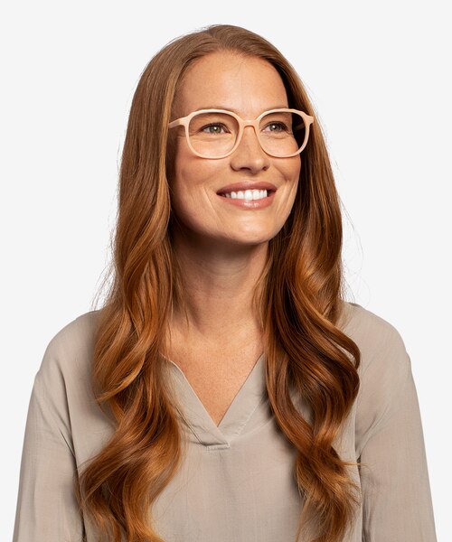 Maria Clear Nude AcetateEyeglass Frames for Women from EyeBuyDirect