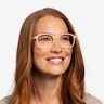 Maria Clear Nude AcetateEyeglass Frames for Women from EyeBuyDirect