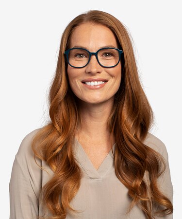Teal Maria -  Acetate Eyeglasses