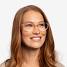 Twinkle Clear Brown AcetateEyeglass Frames for Women from EyeBuyDirect