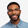 Domingo Clear Gray AcetateEyeglass Frames for Men from EyeBuyDirect