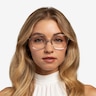 Domingo Clear Gray AcetateEyeglass Frames for Women from EyeBuyDirect