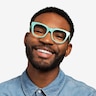 Lunar Vert AcétateMontures de lunettes de vue pour Hommes d'EyeBuyDirect