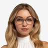 Lunar Clear Gray AcetateEyeglass Frames for Women from EyeBuyDirect