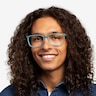 Tony Bleu AcétateMontures de lunettes de vue pour Hommes d'EyeBuyDirect