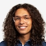Zephyr Clear Brown AcetateEyeglass Frames for Men from EyeBuyDirect