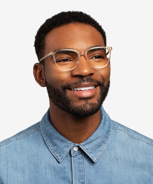 Outside Brown AcetateEyeglass Frames for Men from EyeBuyDirect
