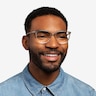Outside Gray AcetateEyeglass Frames for Men from EyeBuyDirect