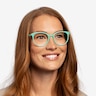 Apogee Green AcetateEyeglass Frames for Women from EyeBuyDirect