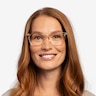 Michelle Clear Brown AcétateMontures de lunettes de vue pour Femmes d'EyeBuyDirect