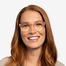 Sarah Clear Brown AcetateEyeglass Frames for Women from EyeBuyDirect
