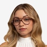 Rewind Brown AcetateEyeglass Frames for Women from EyeBuyDirect