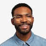 Rewind Clear Brown AcetateEyeglass Frames for Men from EyeBuyDirect