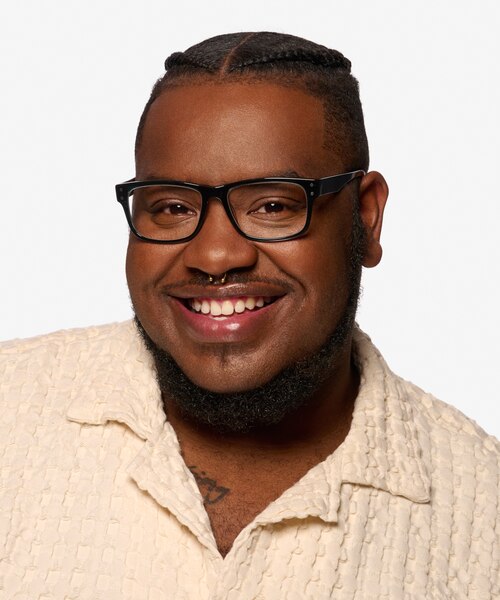 Brumalis Green Striped Alternative MaterialsEyeglass Frames for Men from EyeBuyDirect