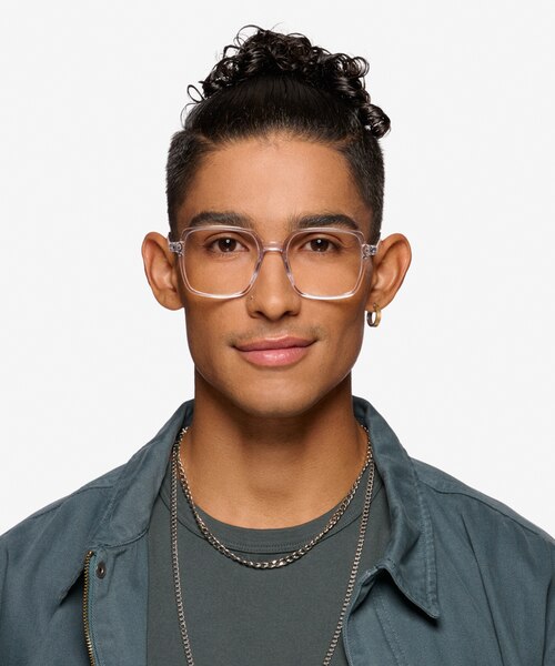 Yoko Clear AcetateEyeglass Frames for Men from EyeBuyDirect