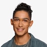 Percussive Clear Yellow AcetateEyeglass Frames for Men from EyeBuyDirect