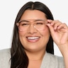 Iggy Clear Pink AcetateEyeglass Frames for Women from EyeBuyDirect