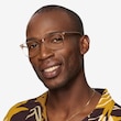 Crescendo Clear Pink AcetateEyeglass Frames for Men from EyeBuyDirect