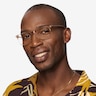 Crescendo Clear Pink AcetateEyeglass Frames for Men from EyeBuyDirect