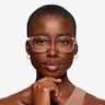Odessa Clear Pink AcetateEyeglass Frames for Women from EyeBuyDirect