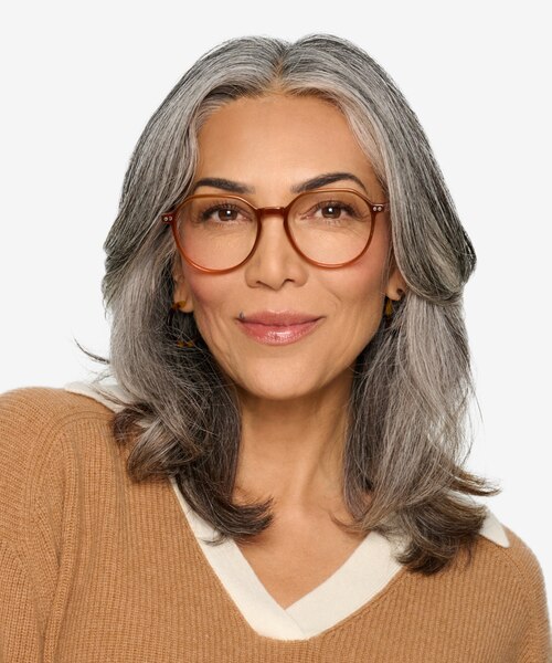 Ebullience Brown AcetateEyeglass Frames for Women from EyeBuyDirect