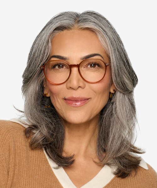 Ebullience Brown Alternative MaterialsEyeglass Frames for Women from EyeBuyDirect
