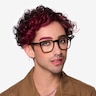 Murmur Black AcetateEyeglass Frames for Men from EyeBuyDirect