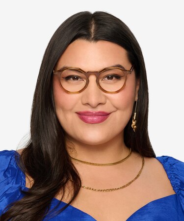 Clear Brown Primula -  Acetate Eyeglasses